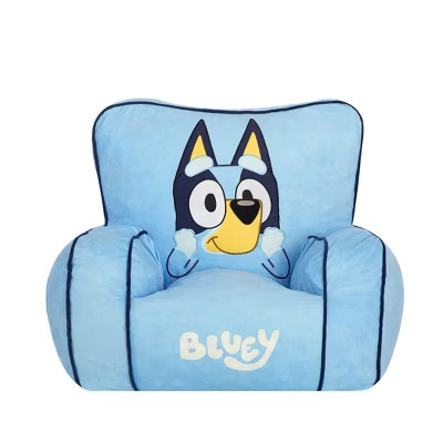 Bluey Kids' Compressed Foam Plush Chair Blue | Target