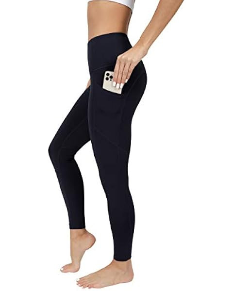 90 Degree By Reflex High Waist Tummy Control Interlink Squat Proof Ankle Length Leggings | Amazon (US)