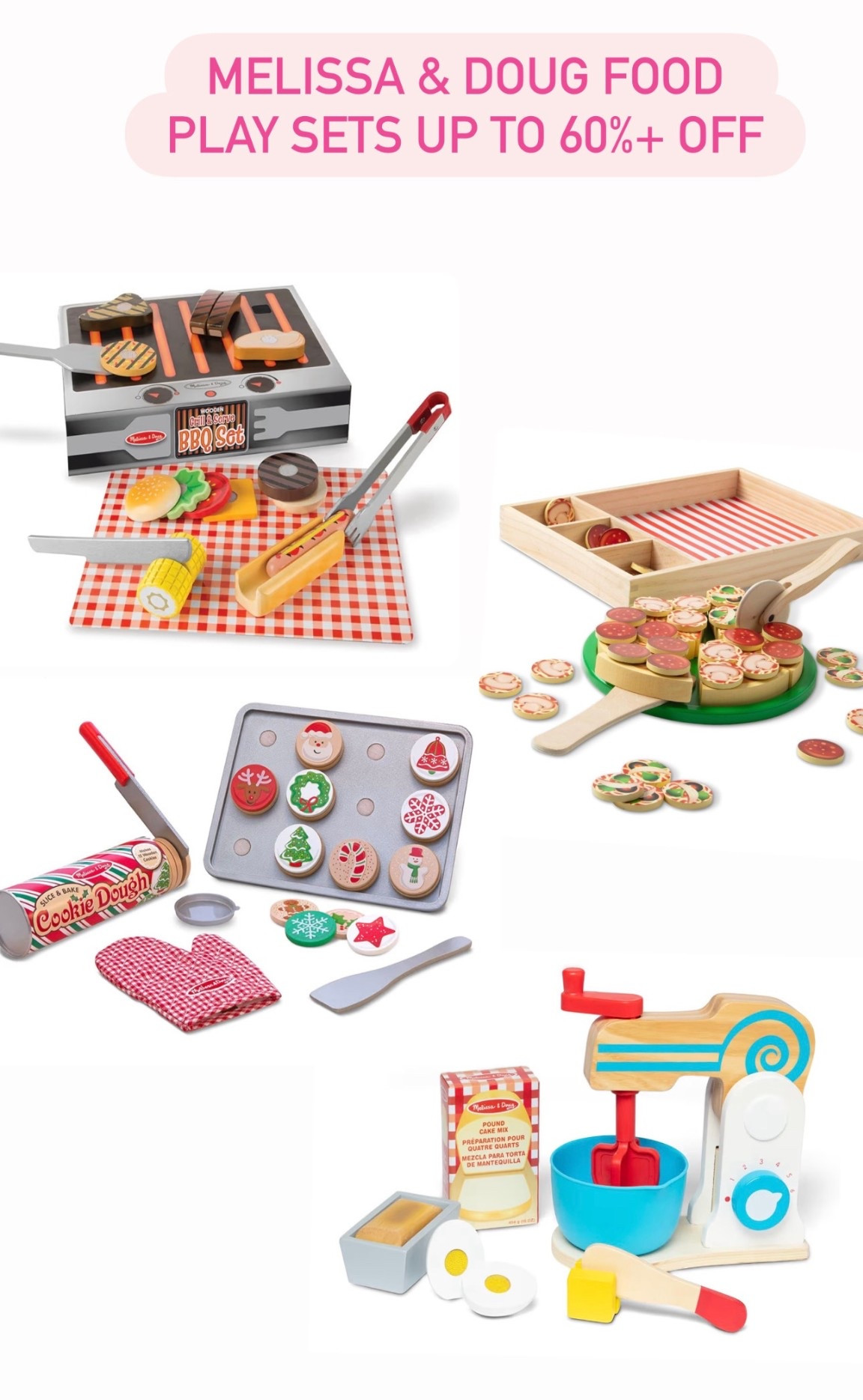 Melissa & Doug play food sets on sale!

wooden food play sets
Felt food play sets
Toddler toys, baby toys, play kitchen

#LTKSaleAlert #LTKBaby #LTKKids