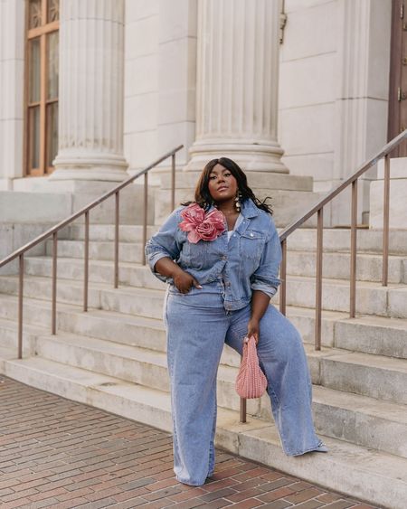 This denim on denim look is such a statement. From the accessories to the fit, this outfit is unforgettable! I mean, look at that cutie flower on my jacket💐 Obsessed.

Jacket 2X
Jeans 22

plus size fashion, denim on denim, spring outfit inspo, summer vacation, plus size fashion, fashion trends, two piece, mid size, plus size

#LTKsalealert #LTKplussize #LTKfindsunder100