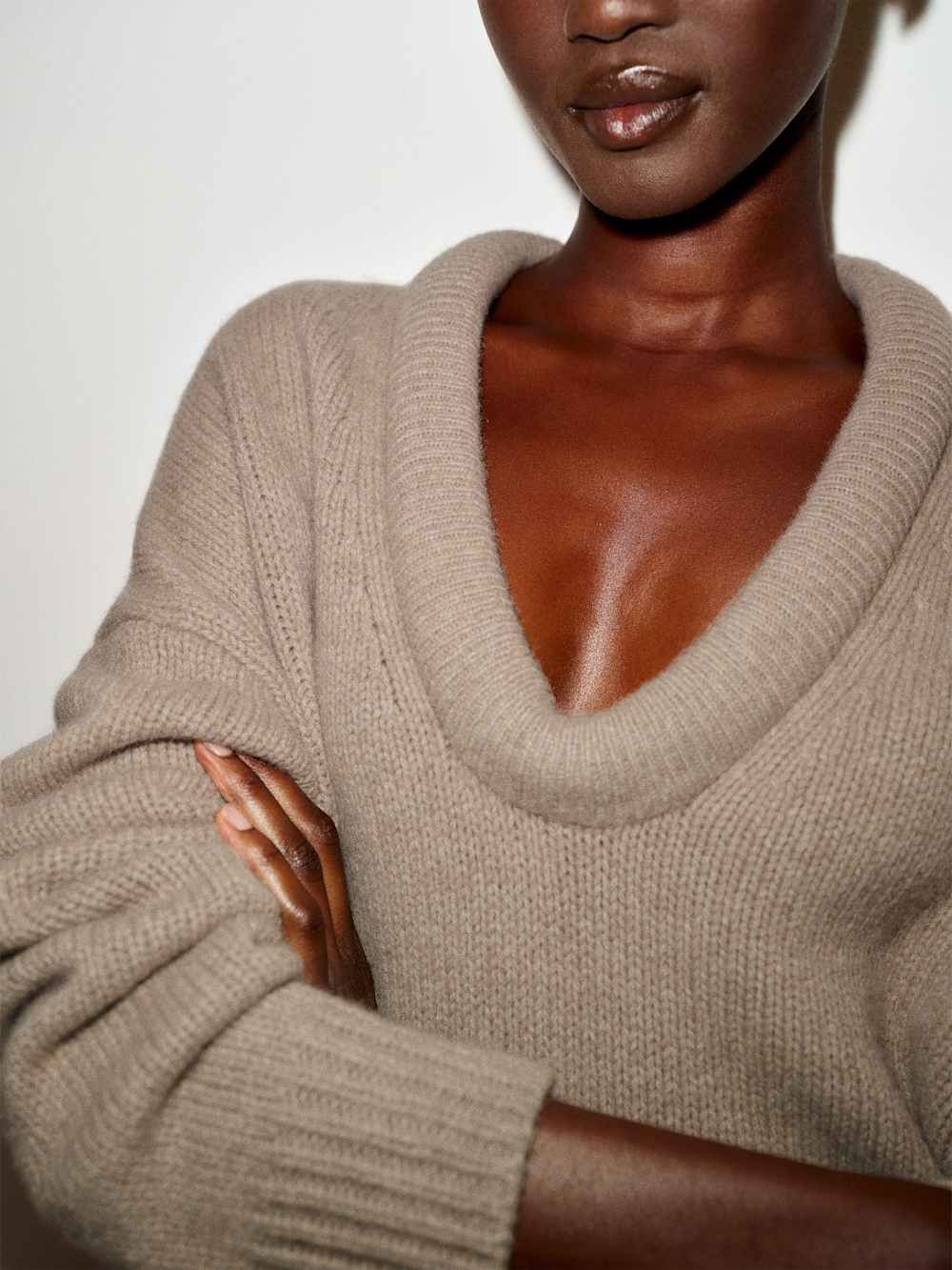 Jonie Cashmere Oversized Scoop Neck | Reformation (Global)