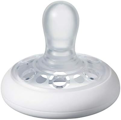 Tommee Tippee Breast-Like Pacifier, Skin-Like Texture, Symmetrical Design, BPA-Free Binkies, 0-6m, 4 | Amazon (US)