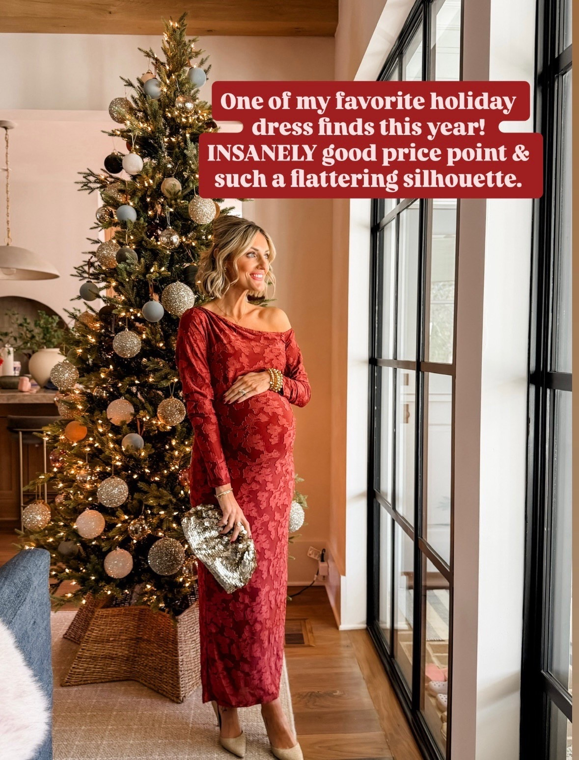 This floral burgundy dress is an Amazon find! It works so well with a bump! Love the one shoulder! Wearing size medium!

Loverly Grey, Amazon, burgundy dress, maxi dress, maternity, holiday party, Christmas party 

#LTKSeasonal #LTKHoliday
