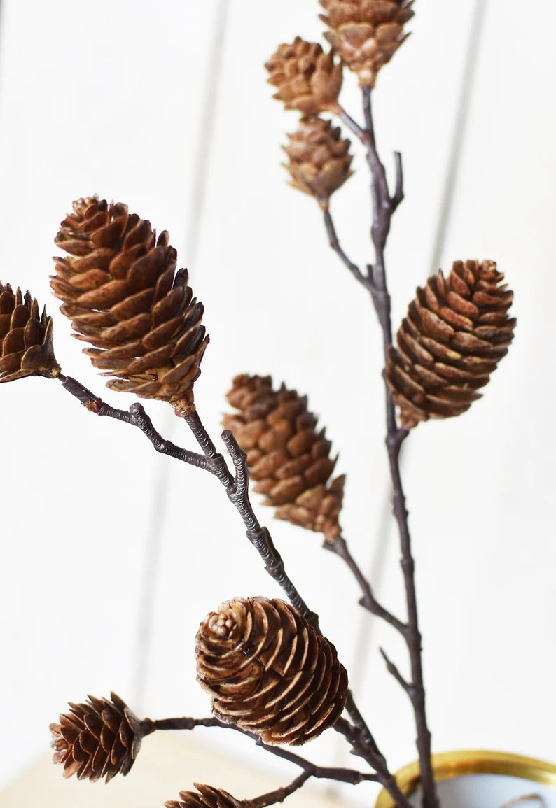 Faux 28" Pinecone Spray - Etsy | Etsy (US)