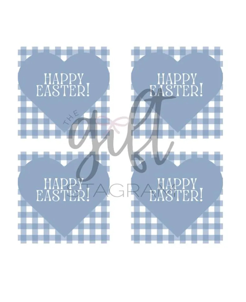 Happy Easter Gift Tag | DIGITAL DOWNLOAD | Easter Gift Tag | Easter Gift Ideas | Hostess Gift | 3... | Etsy (US)