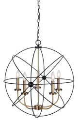 Ivy Bronx Waldron 5-Light Unique / Statement Globe Chandelier | Wayfair North America