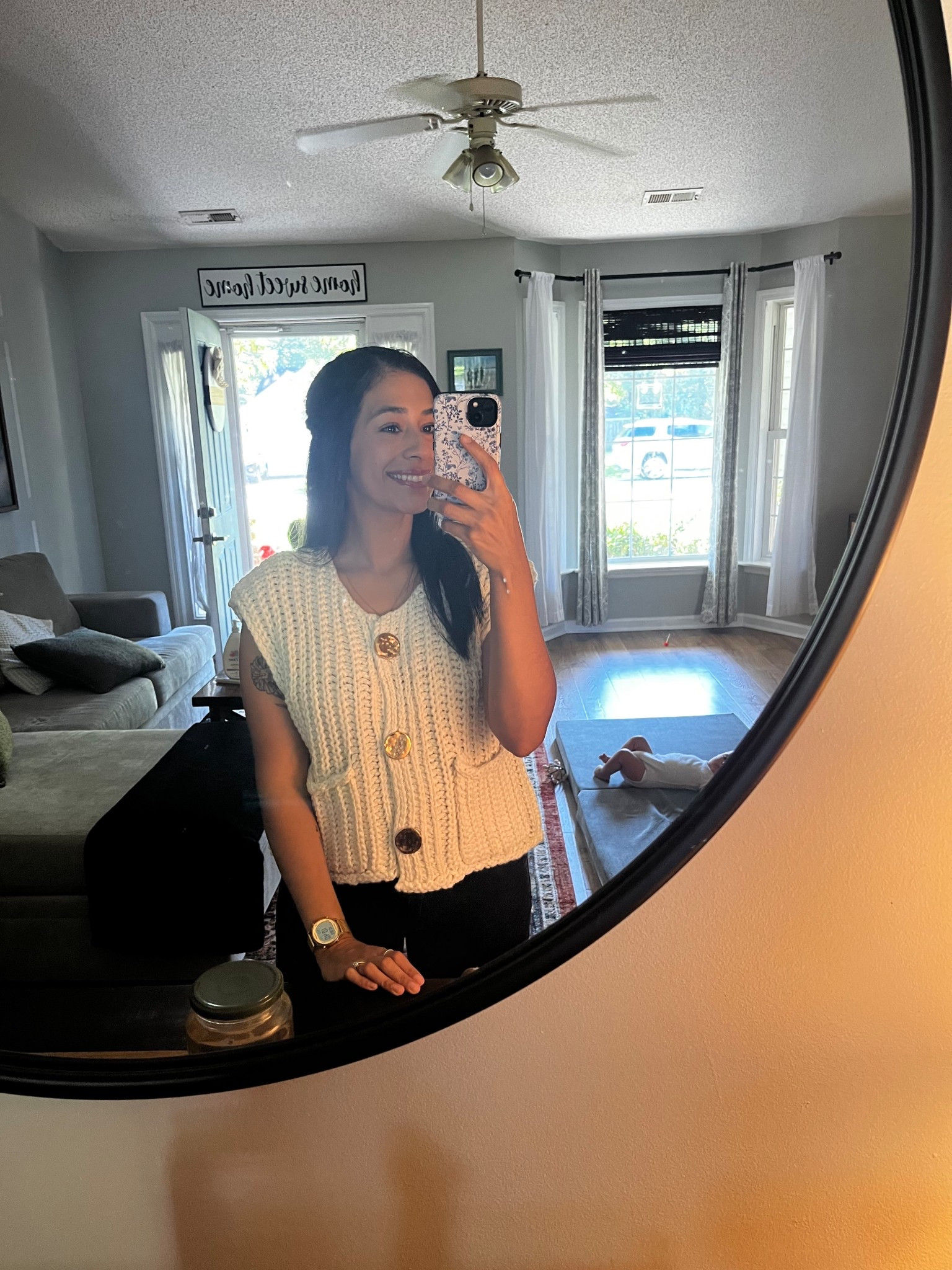 Wearing a size medium! I’d say true to size.

#LTKMidsize #LTKFindsUnder50 #LTKFindsUnder100