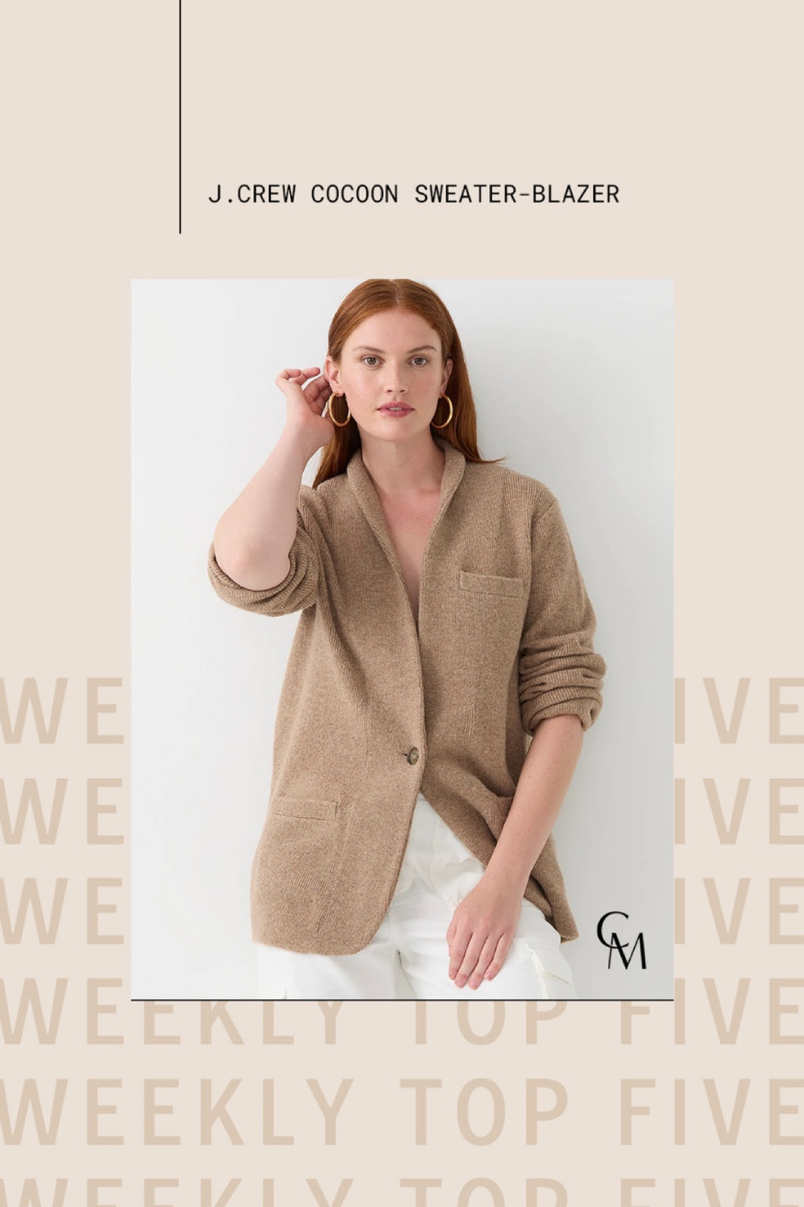 J.Crew cocoon sweater blazer- on sale! 


#LTKsalealert