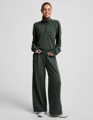 Luxe Sandwash Half Zip Pullover | Beyond Yoga