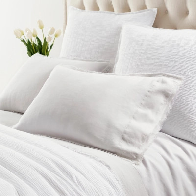 Faye Linen Plaster Pillowcases | Annie Selke