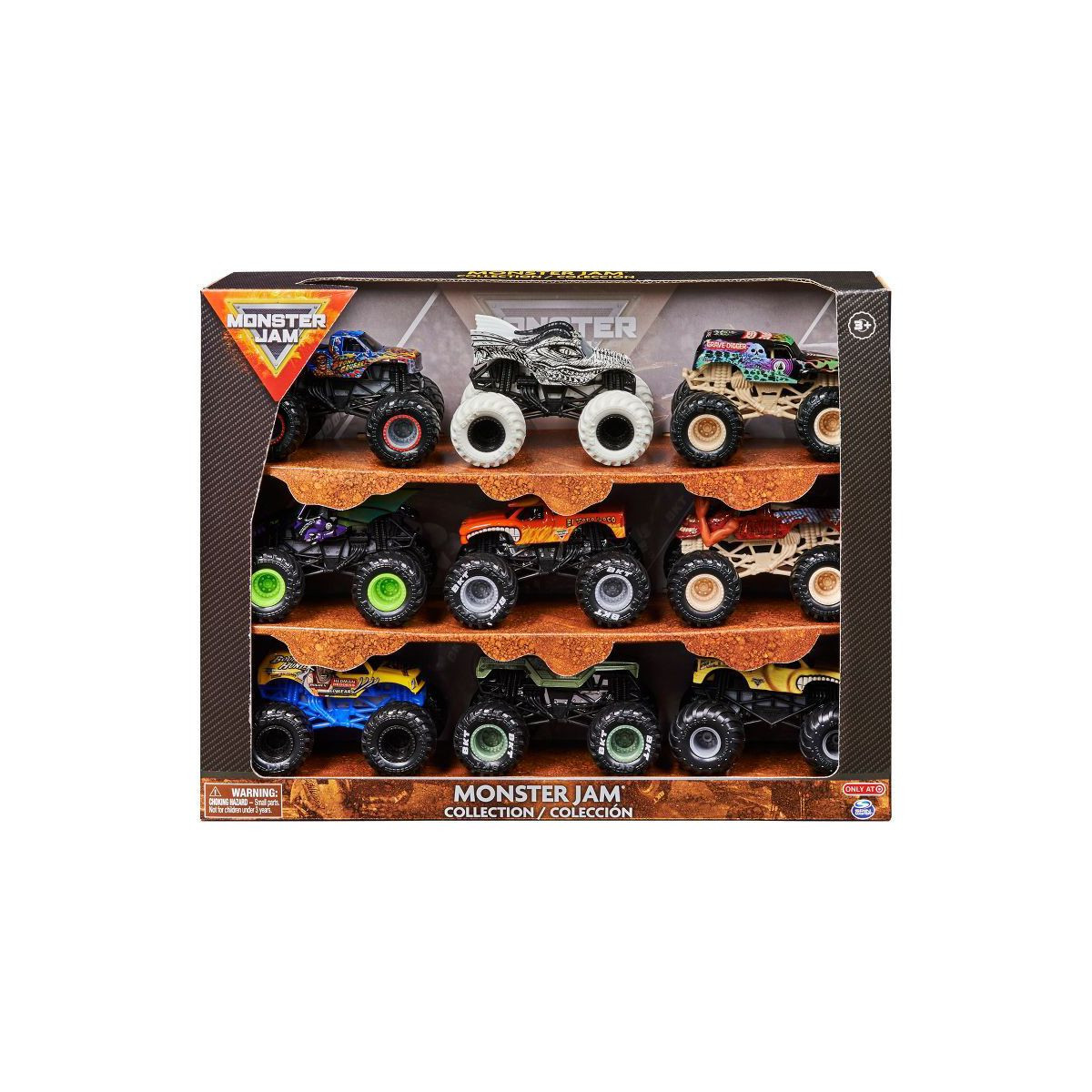 Monster Jam Monster Truck Diecast 9pk - 1:64 Scale | Target