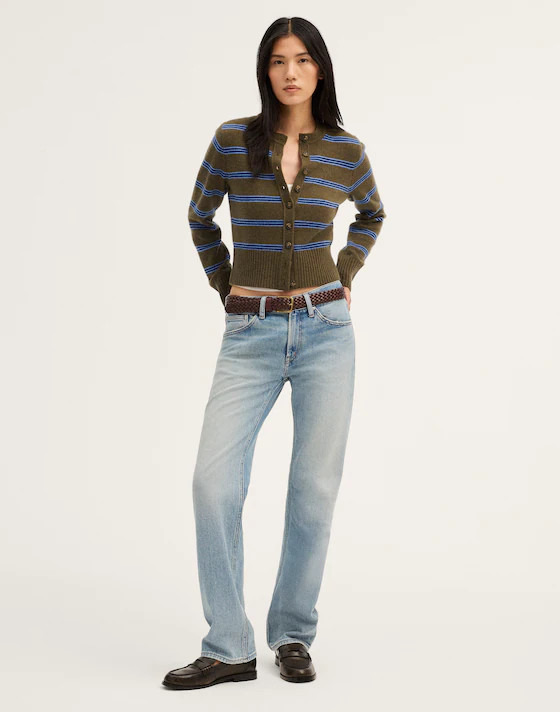 Crewneck Cardigan in 100% Cashmere | Madewell