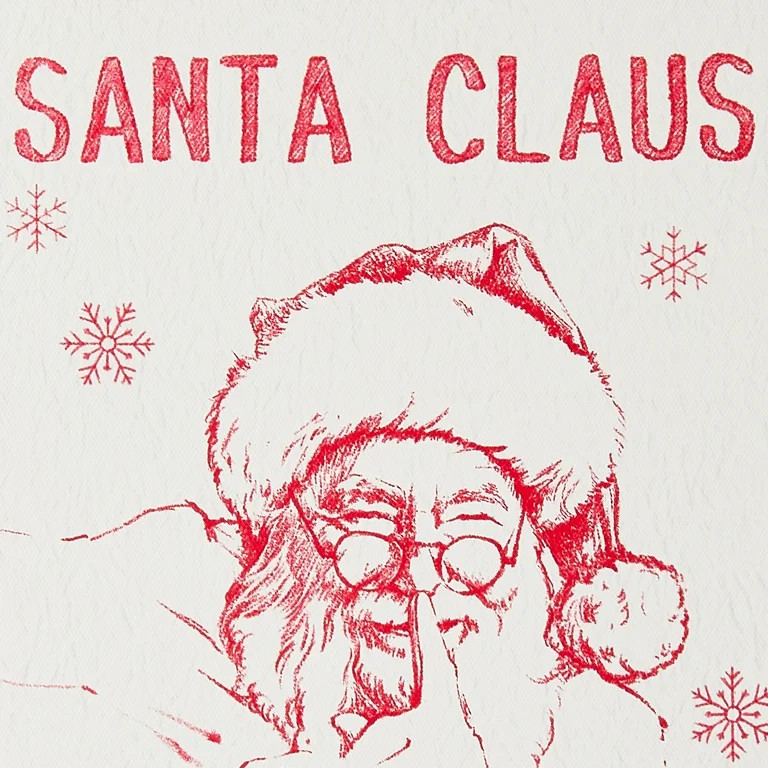 Santa Claus Is Coming to Town Christmas Wall Art, 12" x 16", by Holiday Time | Walmart (US)