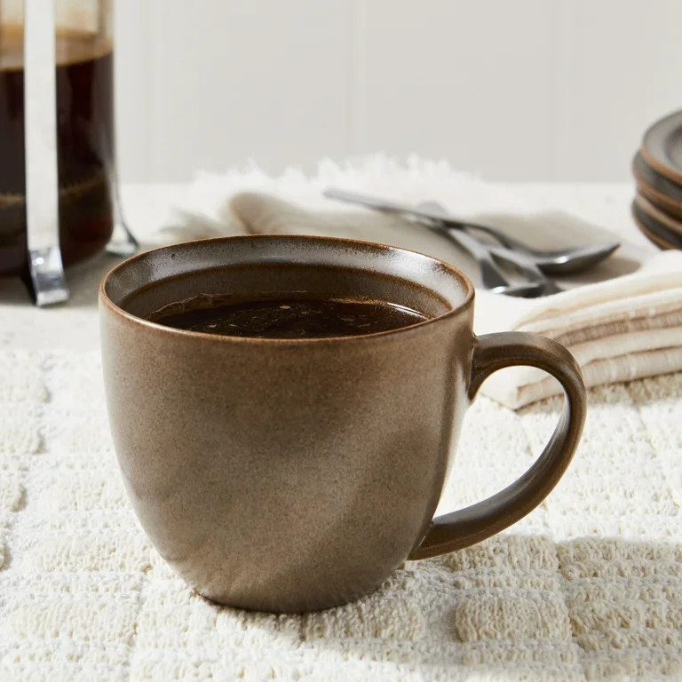 Better Homes and Gardens Banks Brown 14.2-ounce Stoneware Mug | Walmart (US)