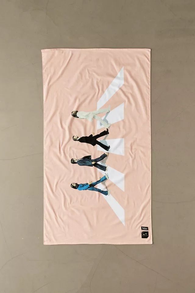 Slowtide The Beatles Abbey Road Beach Towel | Urban Outfitters (US and RoW)