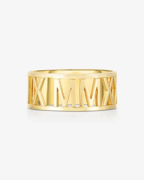 Roman Numeral Personalized Ring | Ring Concierge