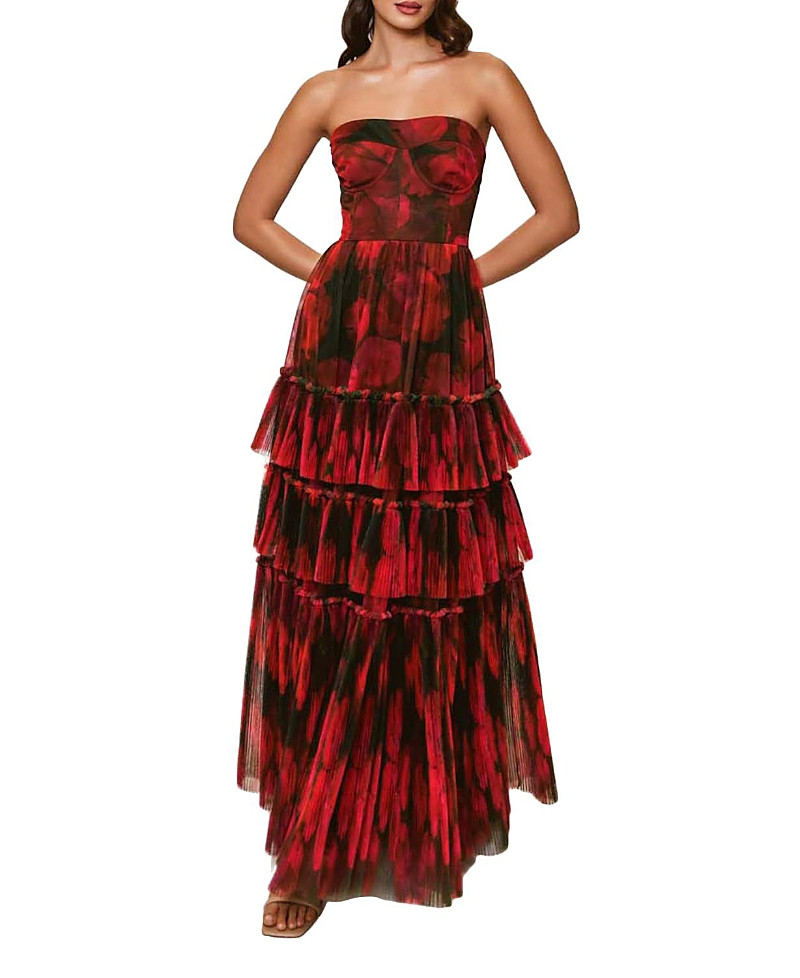 Hutch Isabella Strapless Floral Tulle Gown | Bloomingdale's (US)