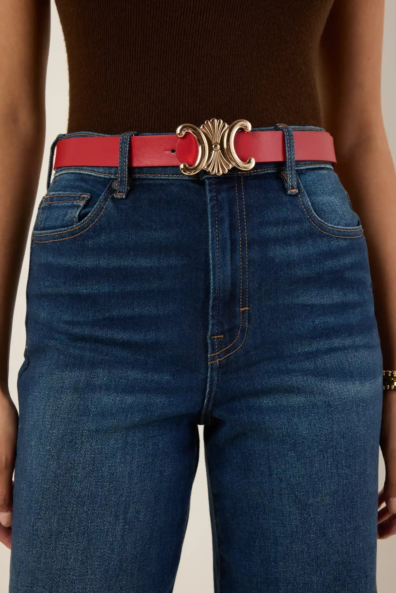 Candace Belt- Red | Avara