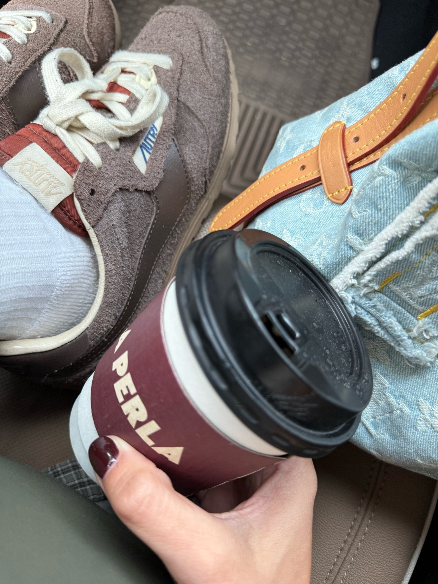 The perfect suede fall sneakers. SO comfy and run TTS.