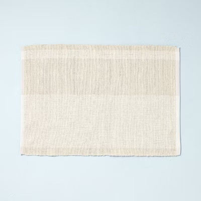 Solid Stripe Placemat Twilight Taupe - Hearth & Hand™ with Magnolia | Target