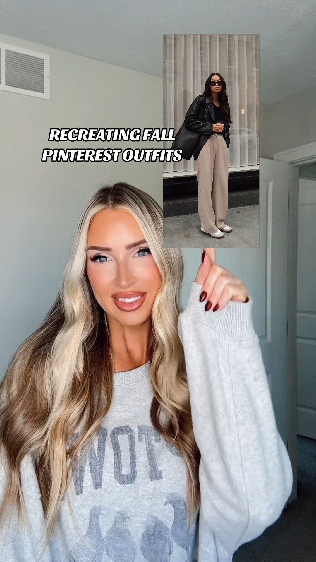 Recreating Fall Pinterest Outfits 🍂 this is the perfect casual, comfortable look for work! l love swapping a blazer for the leather jacket👌🏼

#LTKFindsUnder100 #LTKFindsUnder50 #LTKStyleTip