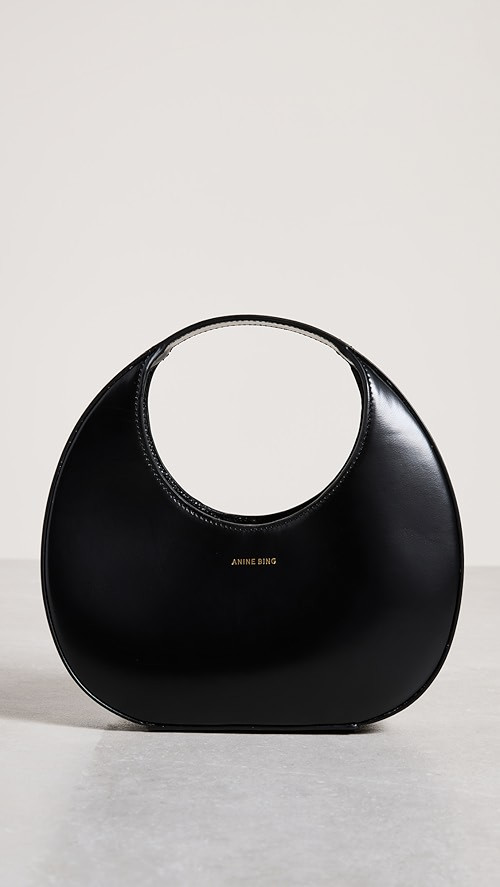 Mini Luna Bag - High-Shine Black | Shopbop