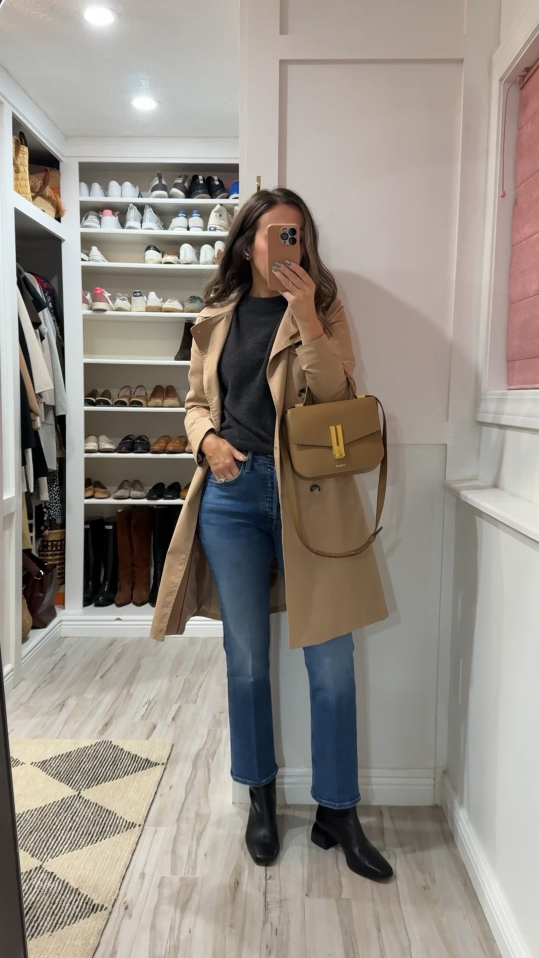 Jeans are super comfy and while I’m wearing my true size I accidentally got the exact ones (thinking it was a different shade) also in 26 and they fit like 27. With that said - sizing can be true to size. These are my favorite Mother style.  I’ve also linked super nice mid-rise jeans that  are similar style to mine and won’t break the bank.  

#LTKWorkwear #LTKSeasonal #LTKOver40