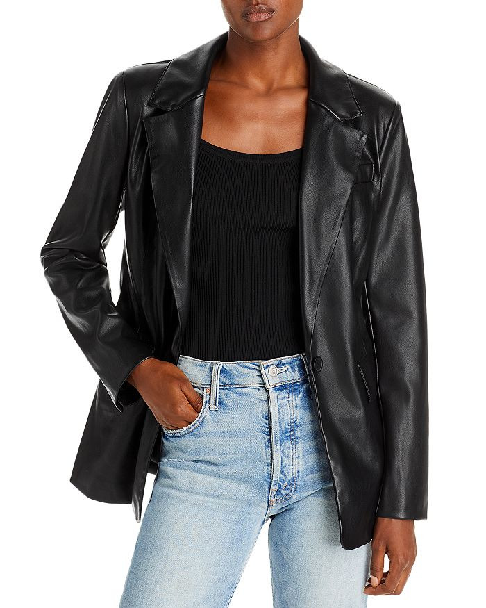 Faux Leather Blazer - 100% Exclusive | Bloomingdale's (US)