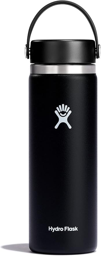 Hydro Flask Wide Mouth vacuum insulated stainless steel water bottle with leakproof closeable lid... | Amazon (US)