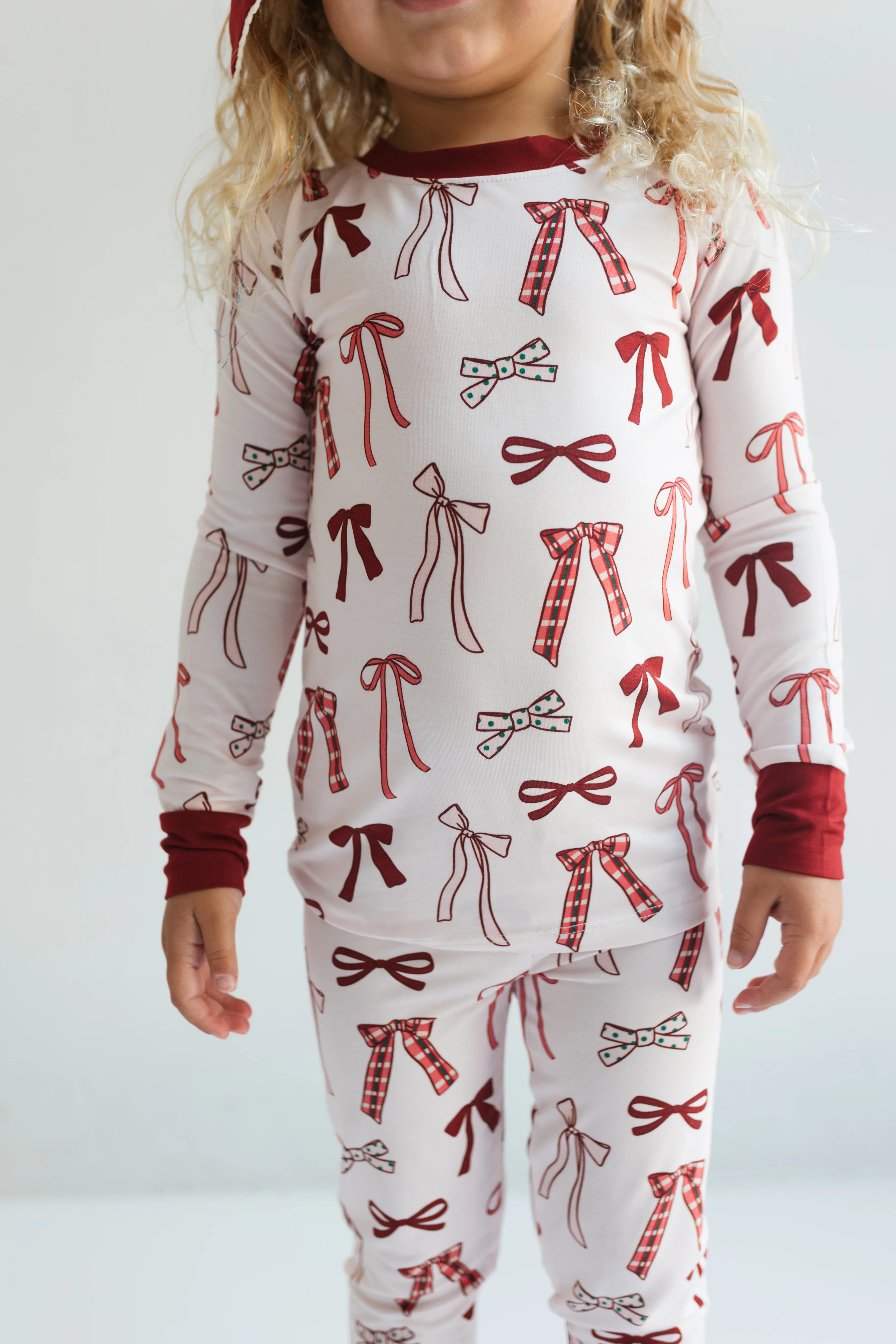 Merry Little Bows Two Piece Set | In My Jammers