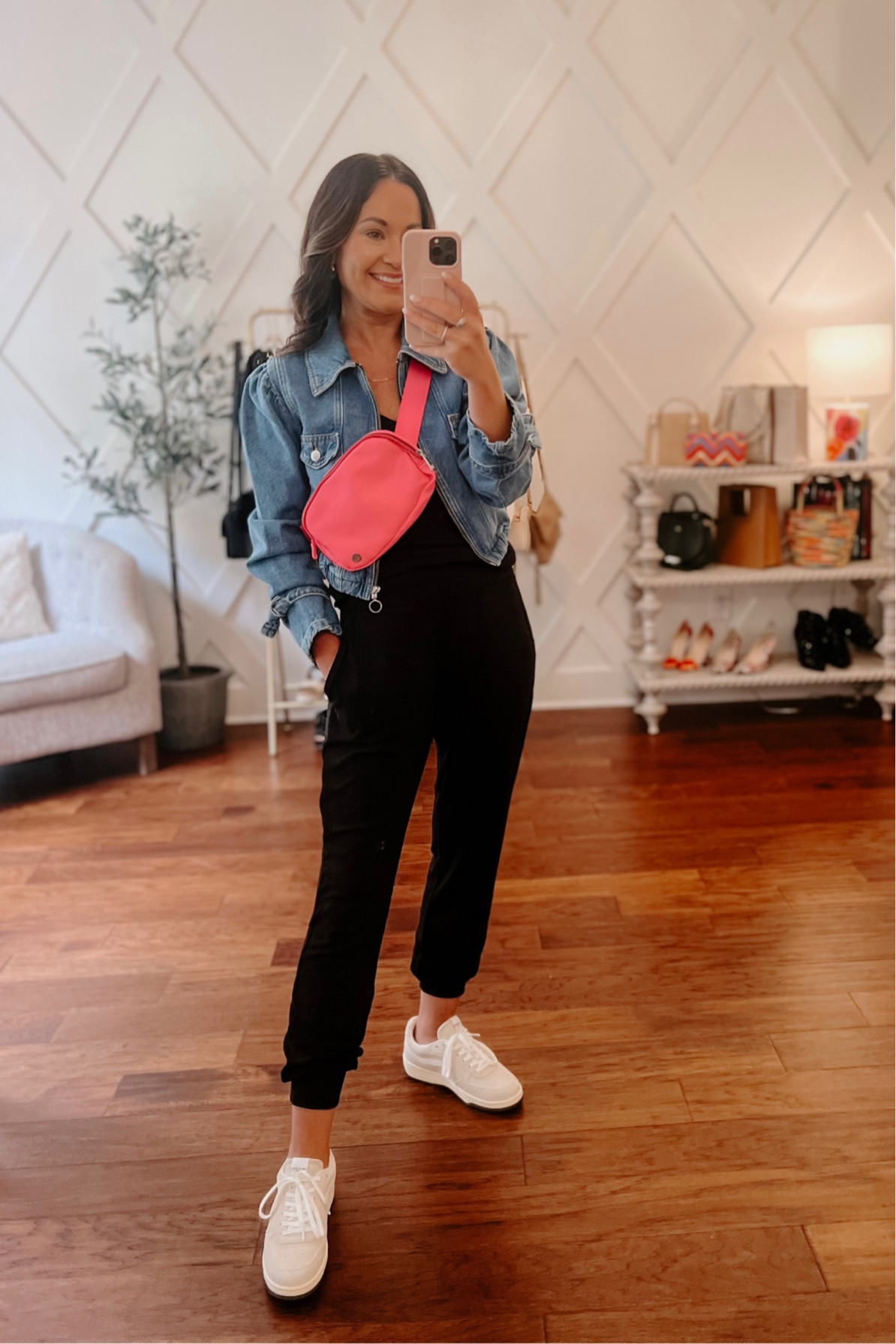 Jogger set styling - shop my exact jogger set at cozyearth.com and use code byblair40 for 40% off - shop jacket, accessories, other joggers here! 

#LTKFind #LTKunder100