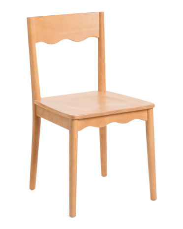 18x34 Wood Scalloped Dining Chair | Kitchen & Dining Room | Marshalls | Marshalls