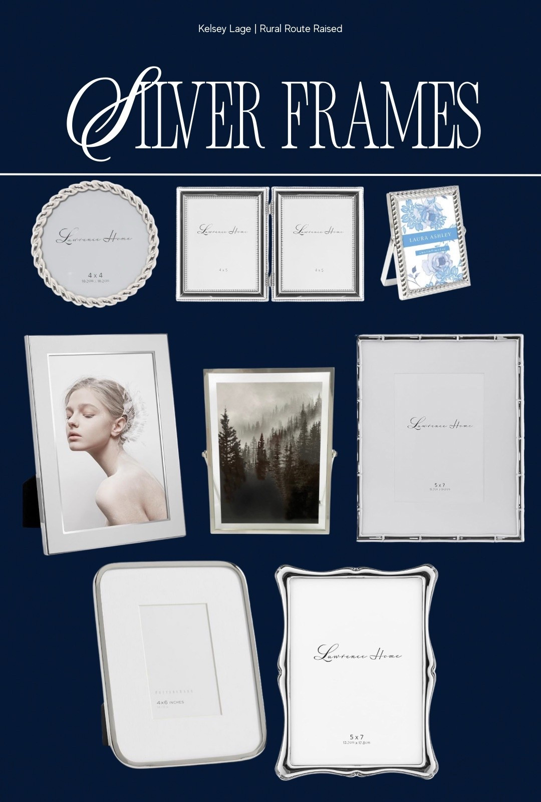 Creating a gallery of silver frames, so rounded up some I purchased to start!

#LTKHome #LTKFindsUnder50