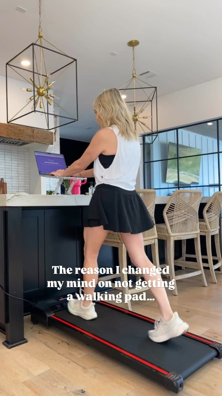 It took me a while to hop on the walking pad trend because I was specific in what I wanted. I wanted a wider pad, one that inclines and goes up to a 4 speed. I also wanted to be able to store it under a couch or bed when not in use. This one check all those boxes! 

Walking pad / weighted vest / fitness / active / walk / tennis shoes / walking shoes / athleisure / kitchen / living room / bedroom / over 40 

#LTKHome #LTKActive #LTKShoeCrush