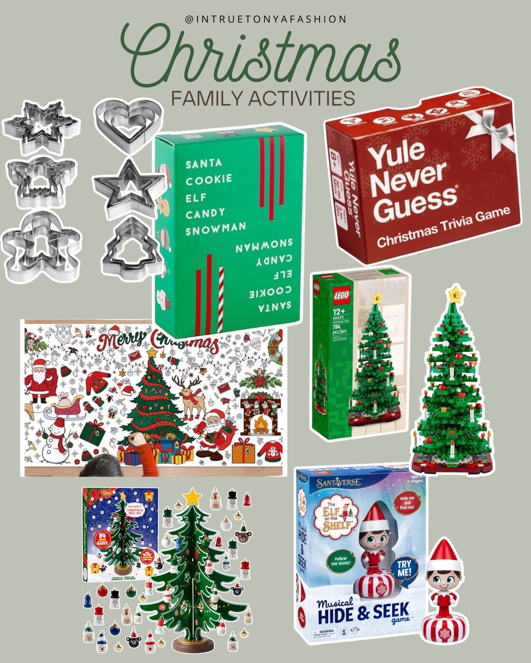 Christmas activities for kids and families — perfect for playing after Thanksgiving dinner or while on Christmas break! 






Christmas activities for kids
Christmas games
Family game night 
Gift guide families 
Gift guide kids 
Amazon Christmas finds
Amazon gift guide 

#LTKGiftGuide #LTKKids #LTKHoliday