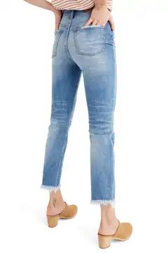 Madewell The Perfect Vintage Crop High Waist Jeans (Parnell Wash) (Regular & Plus Size) | Nordstrom | Nordstrom