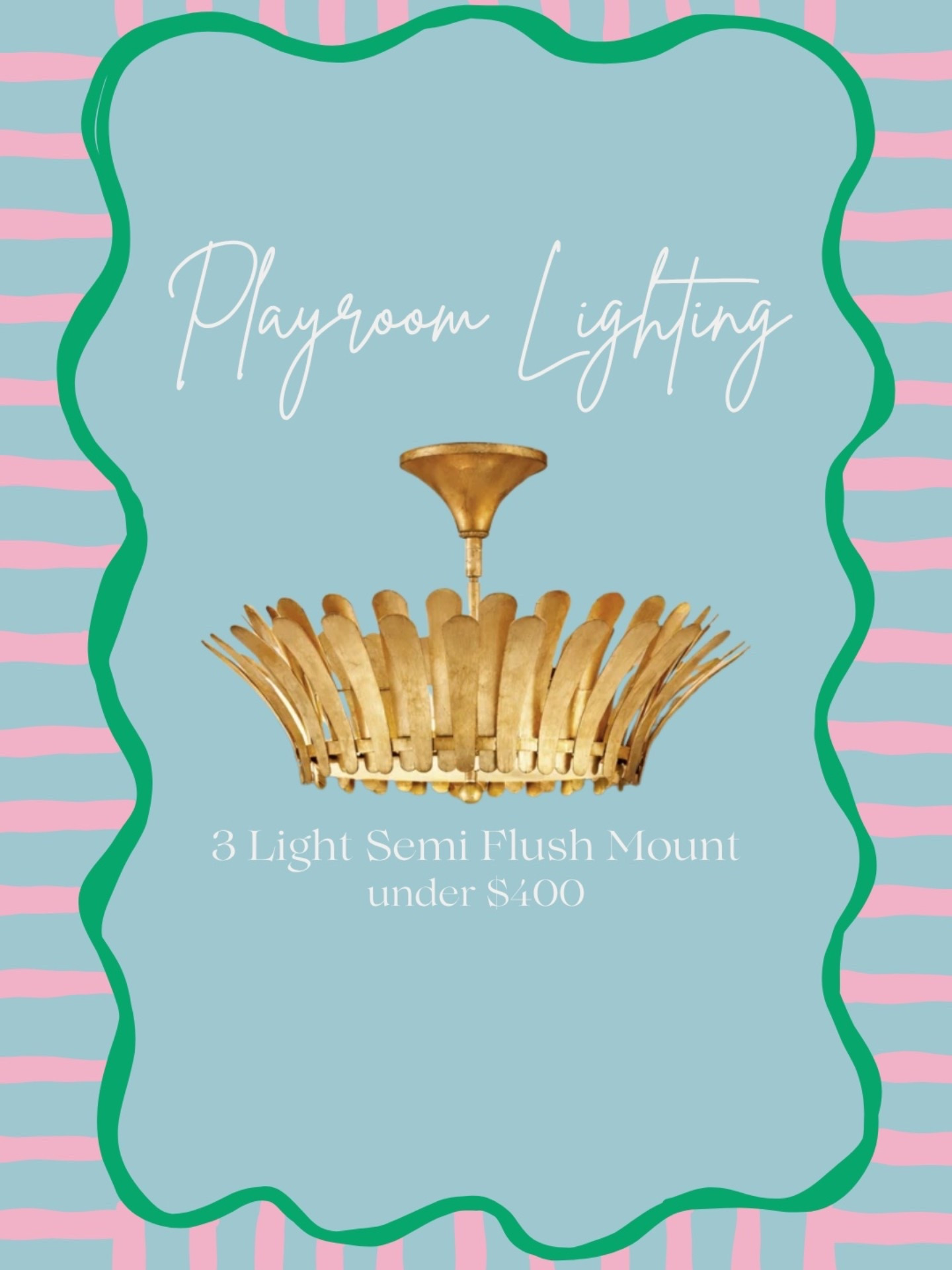 Playroom lighting. Wayfair find under $400

@Wayfair #wayfair

#LTKHome