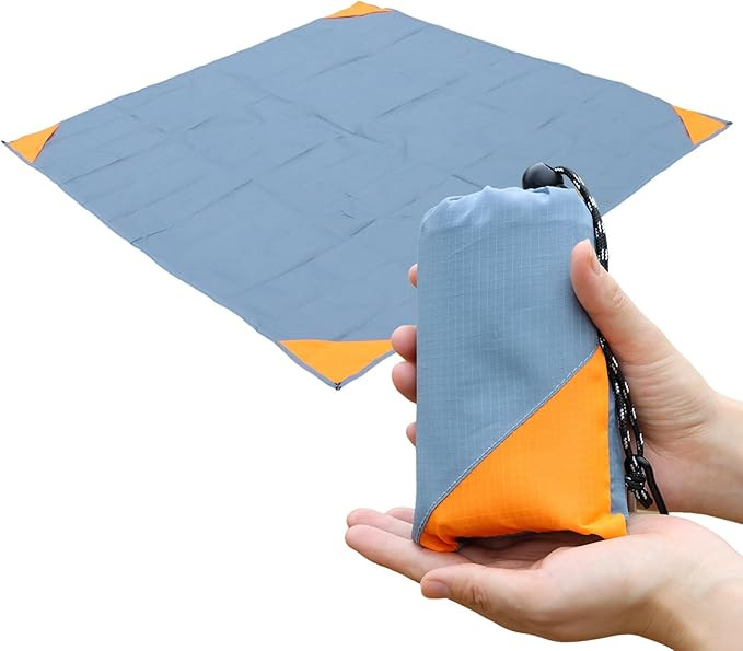 Orga'Neat Pocket Picnic Blanket, Sandproof Lightweight Pocket Camping Tarp, 55″x 60″ Foldable... | Amazon (US)