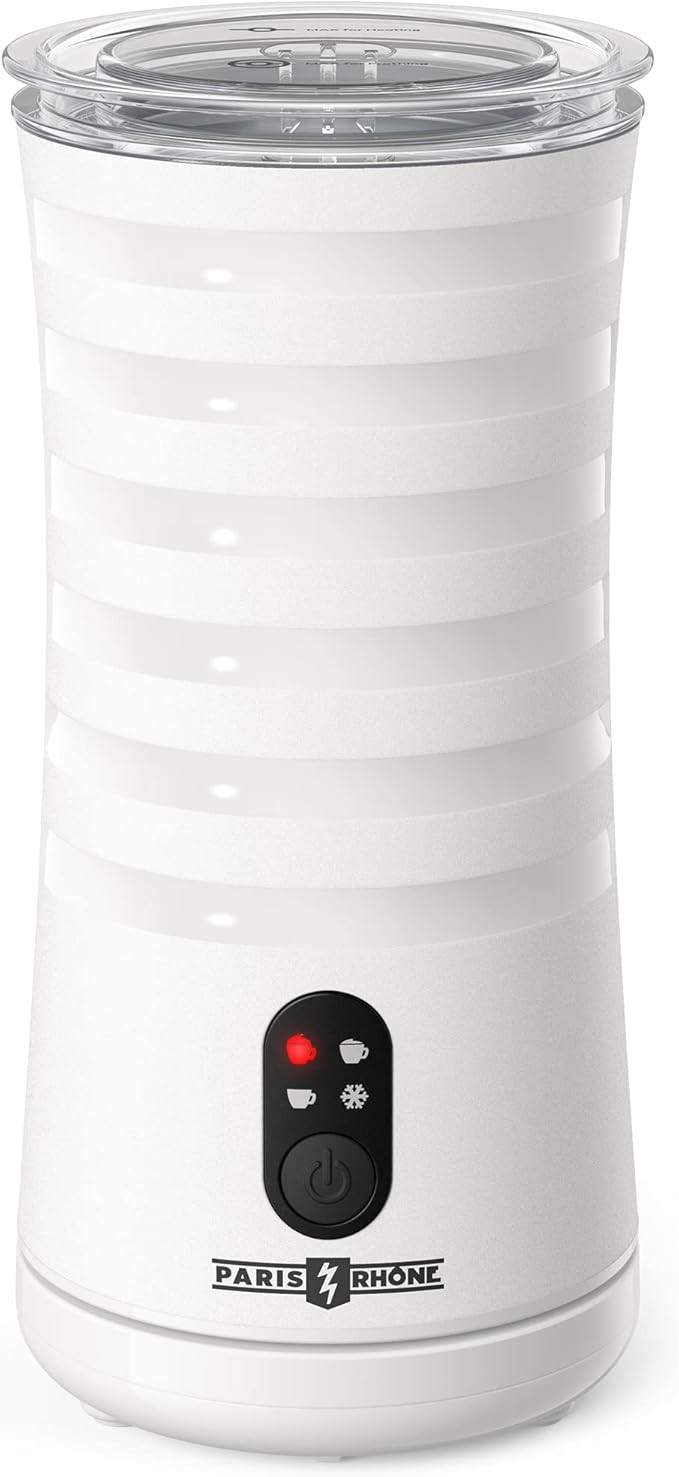 Paris Rhône Milk Frother, 4-in-1 Milk Frother and Steamer, ErgonomicStylish Design, Hot & Cold M... | Amazon (US)