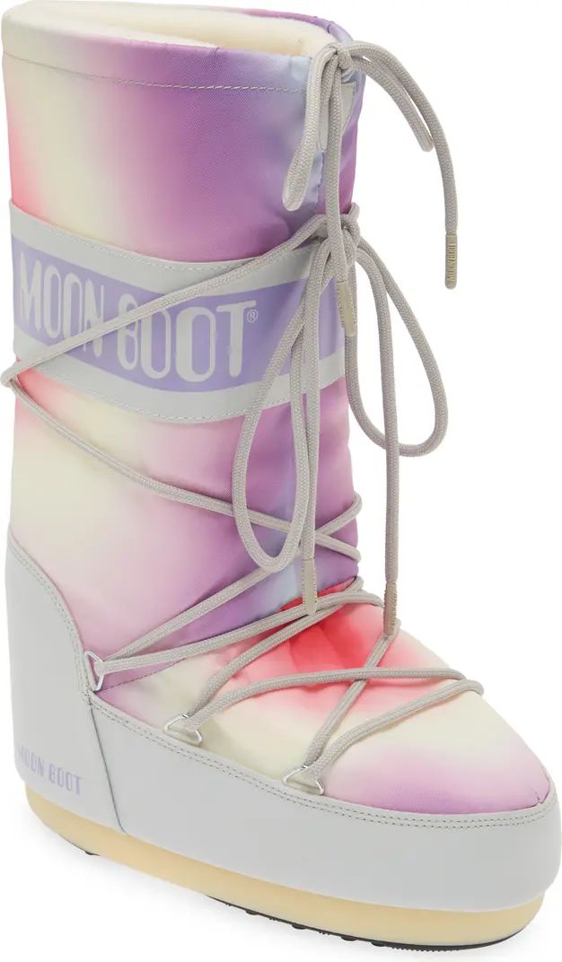 Moon Boot® Tie Dye Icon Water Resistant Moon Boot® (Women) | Nordstrom | Nordstrom