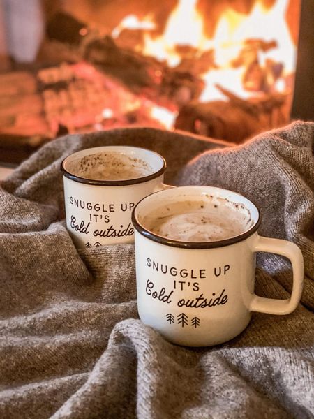 Best winter mugs to snuggle in front of a fireplace or just on your sofa with your favorite hot drink. 
Are you more into coffee or chocolate ?

#LTKfamily #LTKover40 #LTKhome