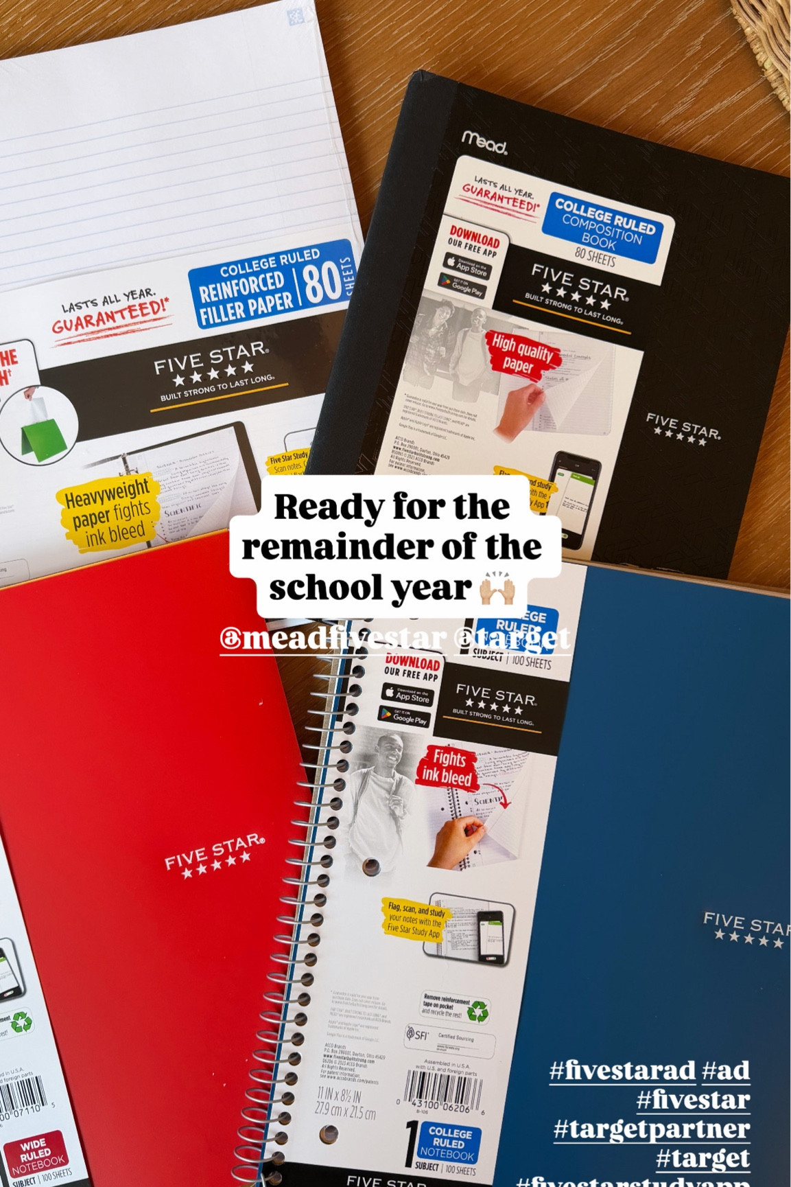 #ad #FiveStarAd 
New year, same school year 😅 We’re already  halfway through, so I grabbed a mid-year refresh at @target with @meadfivestar,  my go-to brand as both a former student and a current teacher. Durable, reliable, and classroom-approved. ✏️📓

#FiveStar #TargetPartner #Target #FiveStarStudyApp #classroommusthaves #classroomrestock 