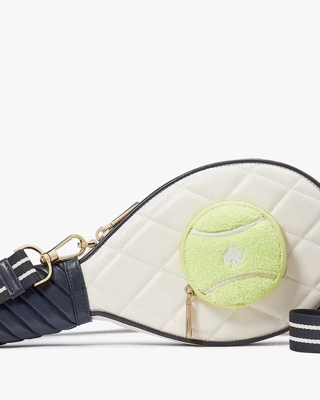 Super cute tennis crossbody purse! This would be adorable for anyone that loves tennis! It’s the perfect purse to wear to the US Open! #USopen #tennis #tennispurse 

#LTKItBag #LTKFitness #LTKActive