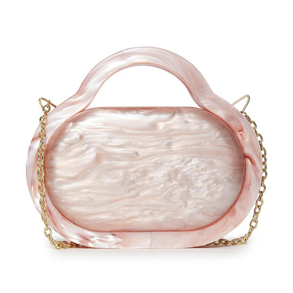 ROSE PILL BOX ACETATE BAG | LELE SADOUGHI