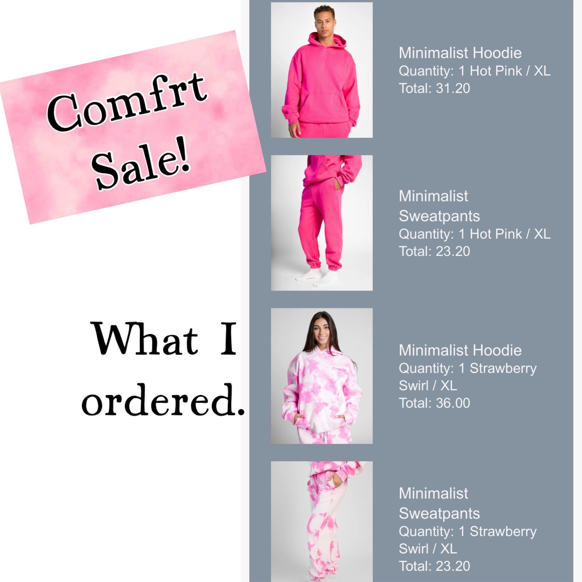 Sale alert!! Comfrt is having a major sale, so I finally bit the bullet and ordered! I went with XL in tops and bottoms.

#LTKSaleAlert #LTKSeasonal #LTKMidsize