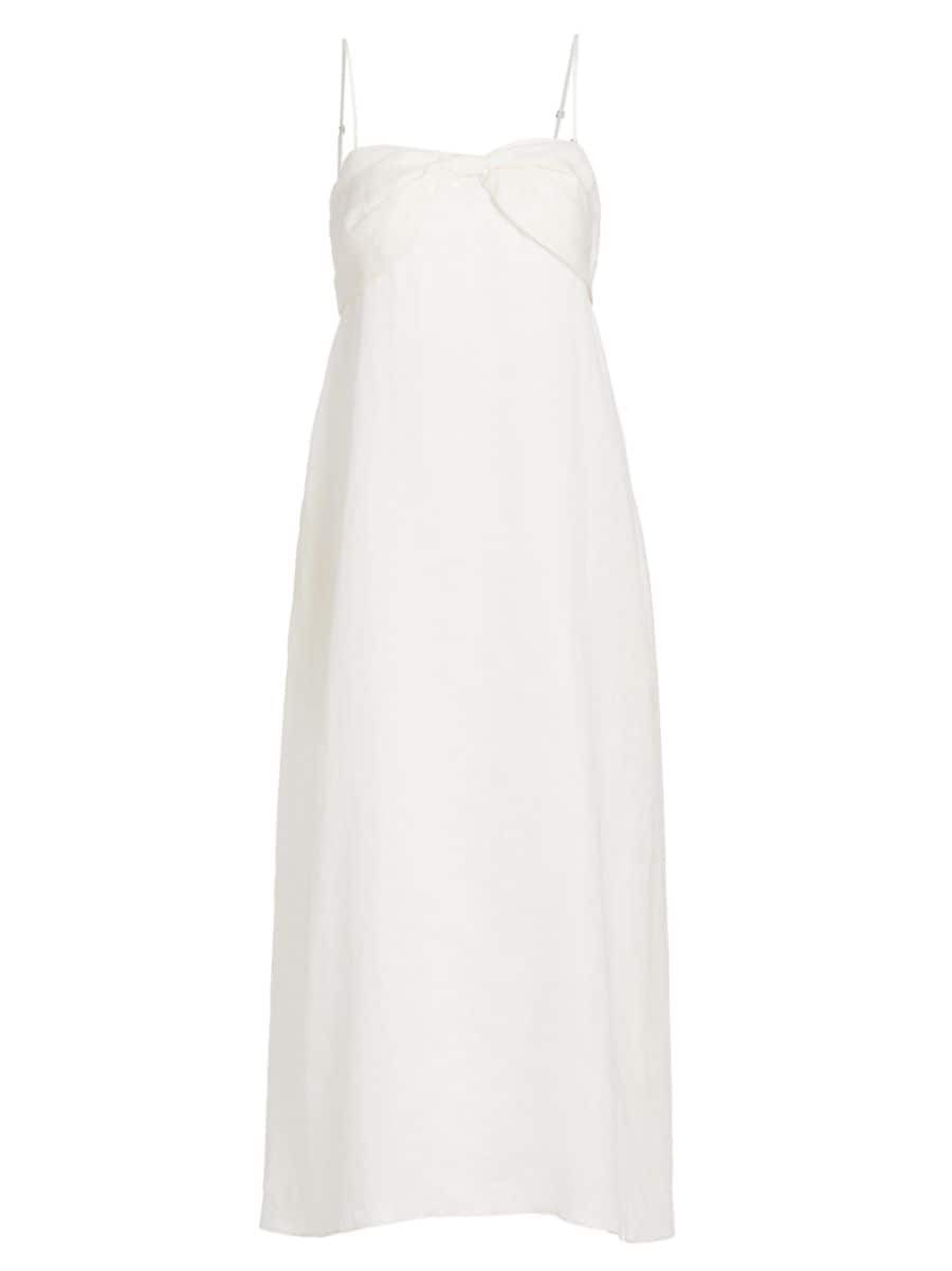Cami NYCTilney Linen Midi-Dress | Saks Fifth Avenue