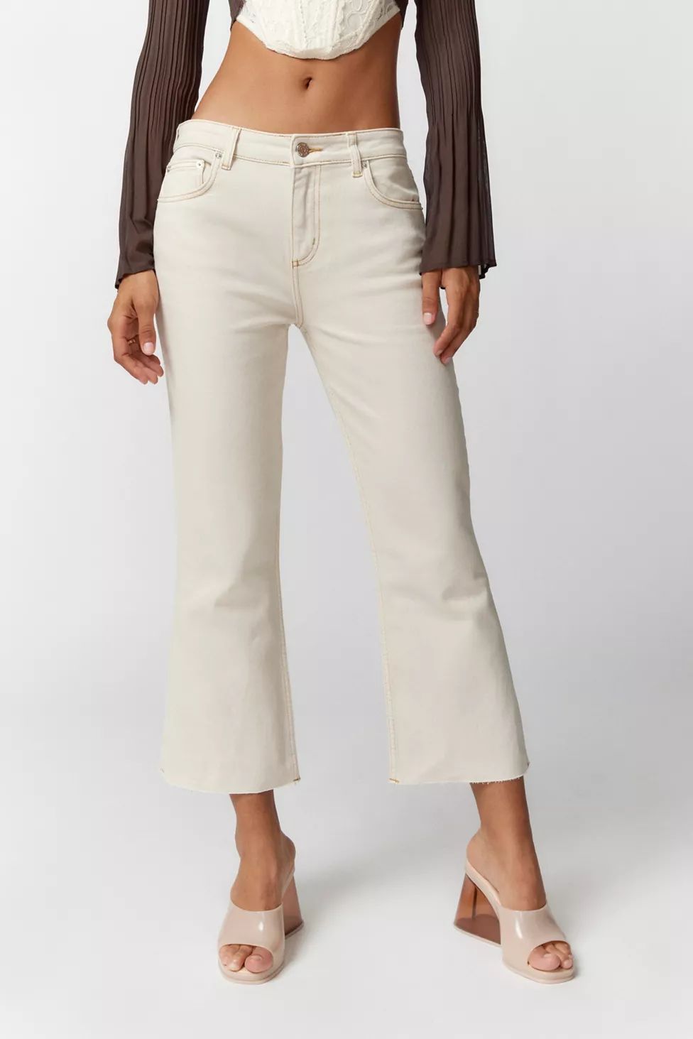 BDG Kylie Cropped Kick Flare Jean | Urban Outfitters (US and RoW)
