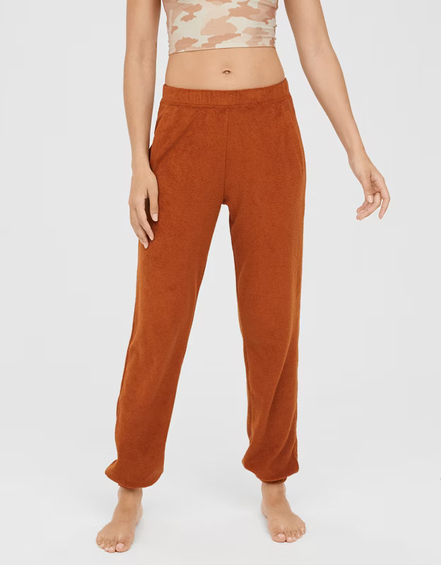 OFFLINE By Aerie Summer Lights Terry Jogger | Aerie