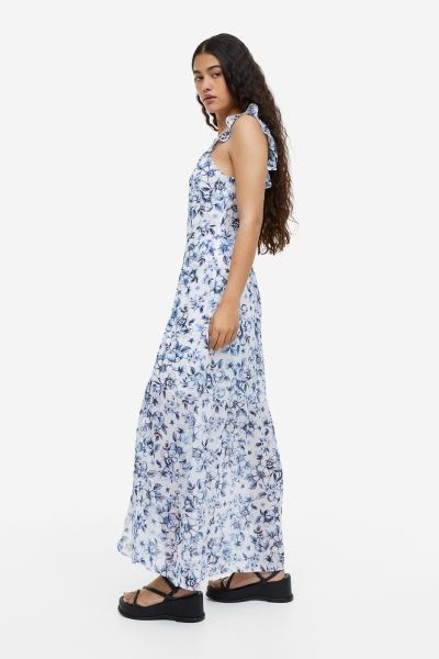 Open-backed Chiffon Dress | H&M (US + CA)