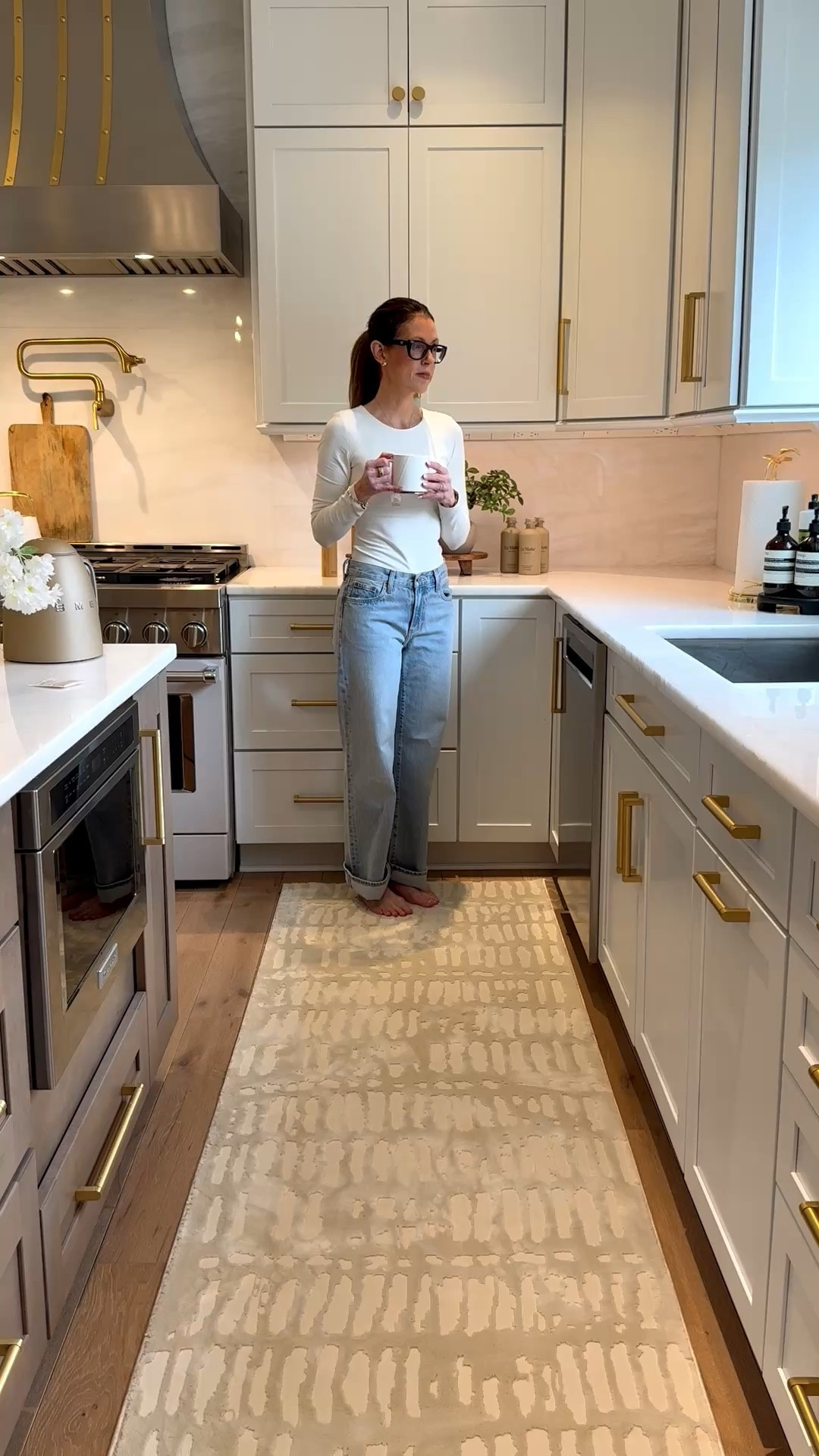 A kitchen runner that is soft underfoot, aesthetic and Washable!!! Sign me up  

#LTKmorningroutine #LTKHome #LTKmomlife